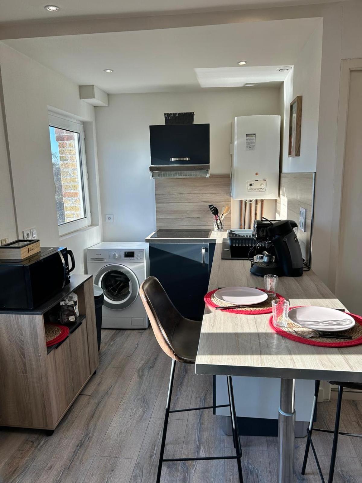 Appartement F2 Meuble 敦刻尔克 外观 照片